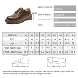 Amozae Women Loafers Shoes Genuine Leather Thick Heels Student Shoes Female Lace Up British Style Lady Oxford Shoes Footwear