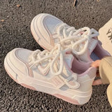 Amozae-Women's Sneakers pink Platform Woman Sports shoes Female Harajuku Kawaii Vulcanized Shoes Casual Comfortable Ladies Trainers