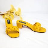 AMOZAE-- Square Heel Slides Summer Fashion Comfort