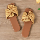 Amozae-Summer Woman Slippers Fashion Brand Casual Slides Ladies Flat Shoes Woman Peep Toe Beach Sandals Outdoor Flip Flops Low Heel