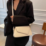 Amozae- Shoulder Bag For Women Saddle Bag Solid Concise Ins Fashion Women'S Bag Luxury Designer Bag