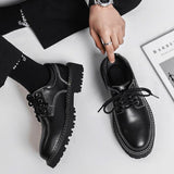 Amozae- Seongsudong Contrast Stitch Chunky Sole Shoes