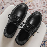 Amozae- Seongsudong Contrast Stitch Chunky Sole Shoes