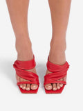 Amozae-Square Toe PU Sandals