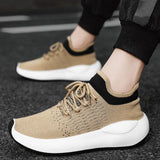 Amozae-2024 Men's Summer Fresh Breathable Mesh Casual Sneakers Original Comfort Lightweight Sports Running Shoes for Men
