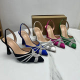 AMOZAE-- Fashionable High Heeled Sandals for Summer Parties