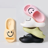 AMOZAE- - Cartoon Smile Slippers Eva Soft Sole Indoor Slides