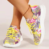 AMOZAE- -  Fashion Print Knitting Sneakers