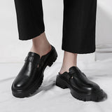 Amozae- Sinpyeong Chunky Faux Leather Mules