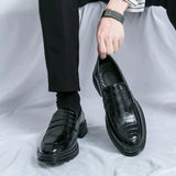 Amozae- Sinwol Croc Patent Sleek Loafers