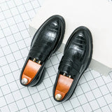 Amozae- Sinwol Croc Patent Sleek Loafers