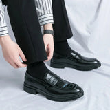 Amozae- Sinwol Croc Patent Sleek Loafers