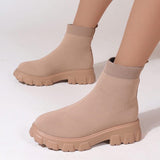 Amozae-back to school outfits Soft Girl Ankle Boots