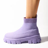 Amozae-back to school outfits Soft Girl Ankle Boots