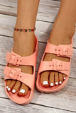 Amozae-Solid Buckle EVA Sandals