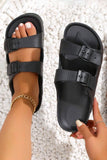 Amozae-Solid Buckle EVA Sandals