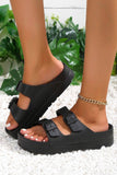 Amozae-Solid Buckle EVA Sandals