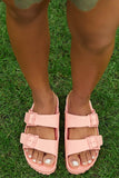 Amozae-Solid Buckle EVA Sandals