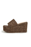 Amozae-Solid Espadrille Wedge Sandals