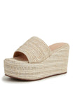Amozae-Solid Espadrille Wedge Sandals