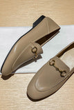 Amozae--Solid Leather Loafer