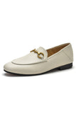 Amozae--Solid Leather Loafer