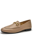 Amozae--Solid Leather Loafer