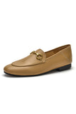 Amozae--Solid Leather Loafer