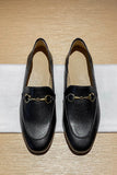 Amozae--Solid Leather Loafer