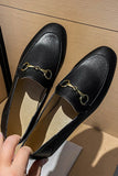 Amozae--Solid Leather Loafer