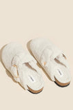 Amozae-Solid Plush Slip-on Flats