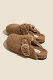Amozae-Solid Plush Slip-on Flats