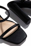 Amozae-Solid Color Block Heel High Heel Sandals