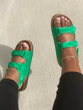 Amozae-Velcro Flat Sandals