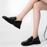 Amozae-back to school outfits Minimalist Chunky Loafers