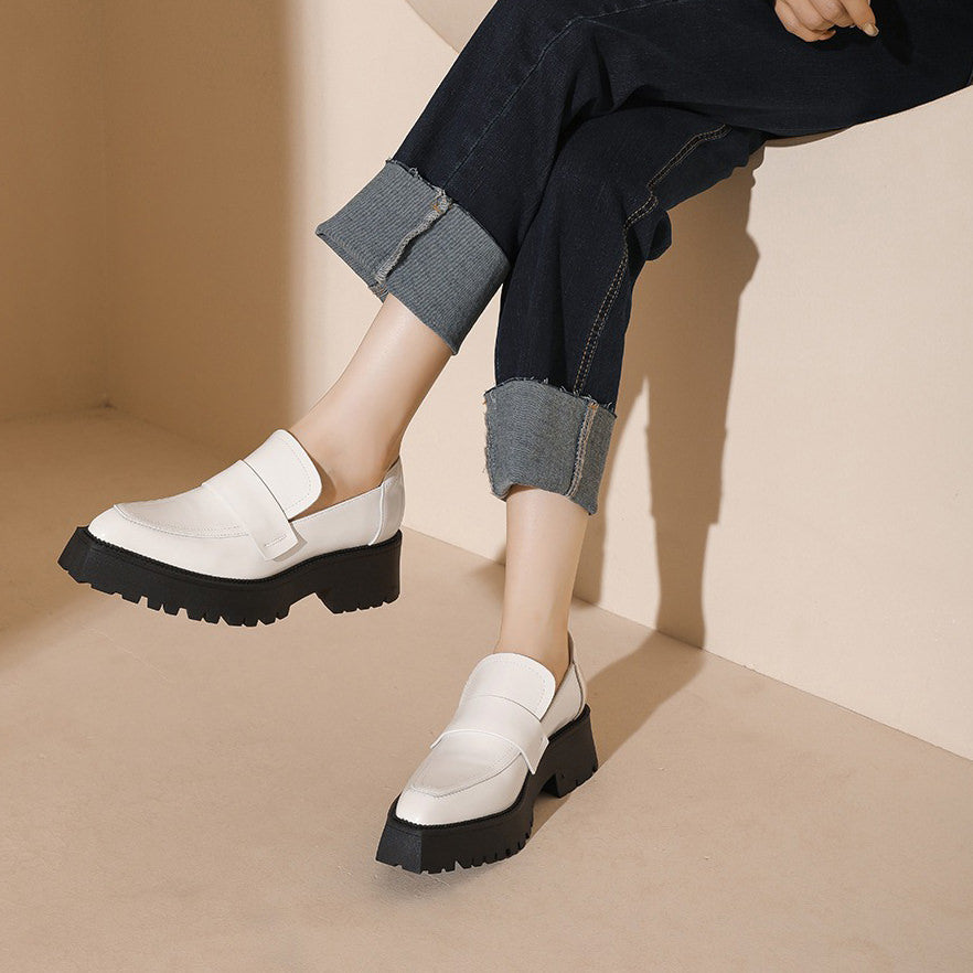Amozae-back to school outfits Personal Growth Platform Loafers