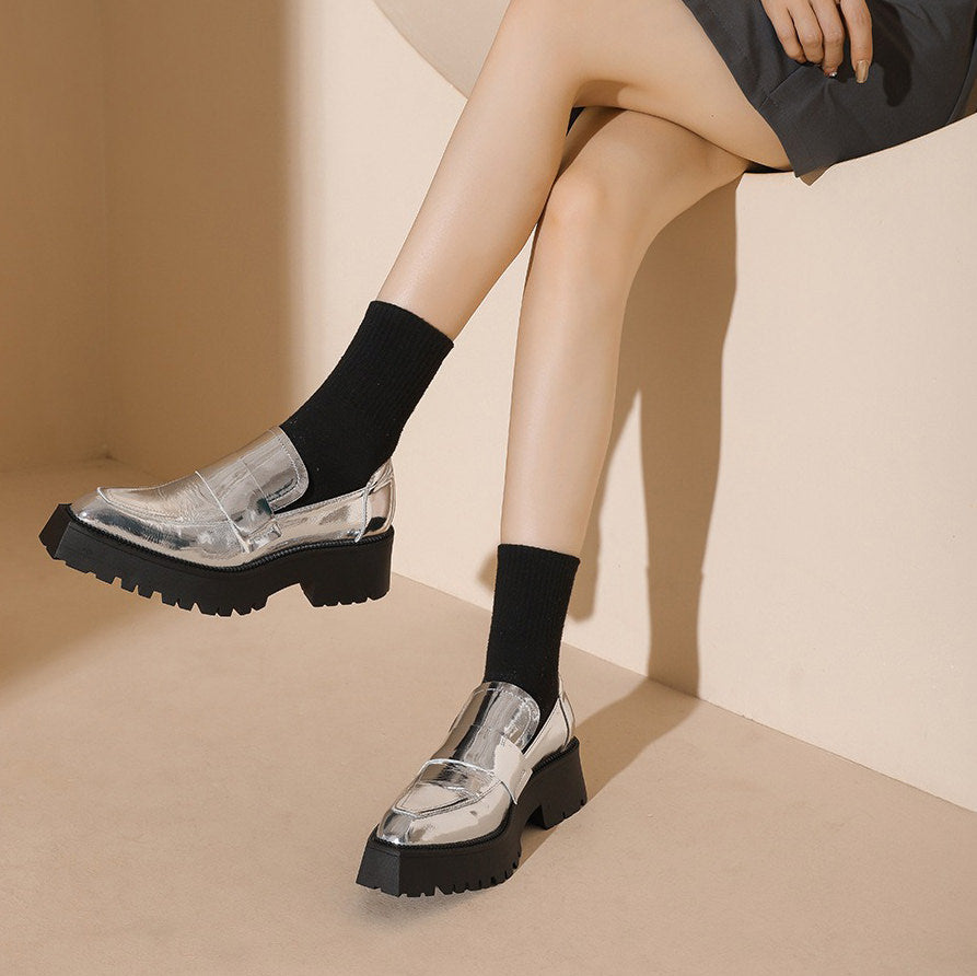 Amozae-back to school outfits Personal Growth Platform Loafers