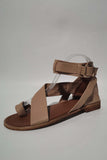 Amozae-Toe Ring Buckle Strap Flat Sandals