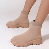 Trendy Women's Lightweight Casual Sock Boots