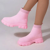 Trendy Women's Lightweight Casual Sock Boots