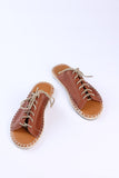 Amozae-Woven Flat Sandals