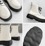 Amozae- Wavy Sole Boots