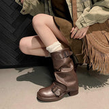 Amozae-back to school outfits No Apologies Wide Calf Tube Boots