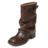 Amozae-back to school outfits No Apologies Wide Calf Tube Boots
