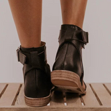 Amozae Fashion Flip-flops Flat Heel Buckle Strap Sandals