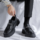 Amozae- Yangdo Chain Detail Chunky Loafers