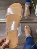 Amozae-Casual Print Flat Slide Sandals