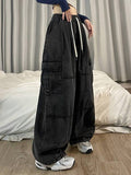 Amozae-Dark vintage punk baggy cargo jeans- Streetwear y2k outfits Fall Outfits Christmas Thanksgiving Gift New Year's Eve