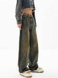 Amozae-Boyfriend jeans with a classic vintage wash- Streetwear y2k outfits Fall Outfits Christmas Thanksgiving Gift New Year's Eve
