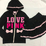 Amozae-Pink Kawaii Y2K Short Skirts Aesthetics Lace Women Clothes Harajuku Sexy Graphic Femme Suit Cute Sweet Girl Kpop Emo Mini Skirt